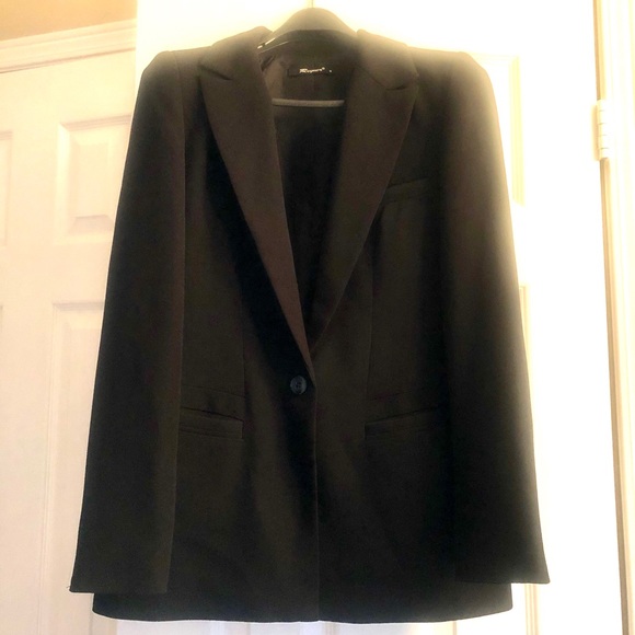 Black Womens 2-Piece Suit (Blazer & Pants) - Picture 1 of 5